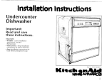 KitchenAid 9741183 Dishwasher User Manual