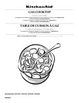 KitchenAid 8286868A Cooktop User Manual