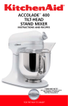 KitchenAid 400 Mixer User Manual
