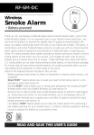 Kidde RF-SM-DC Smoke Alarm User Manual