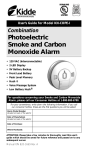 Kidde KN-COPE-I Carbon Monoxide Alarm User Manual
