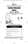 Kidde KN-COPD-3-UK Carbon Monoxide Alarm User Manual