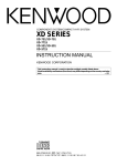 Kenwood XD-501 Stereo System User Manual