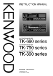 Kenwood TK-690 Marine Radio User Manual
