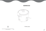 Kenwood RC400 Rice Cooker User Manual