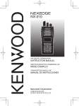 Kenwood NX-210 Marine Radio User Manual