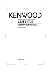 Kenwood LZH-81TJ4 Car Video System User Manual