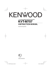 Kenwood KVT-M707 Car Stereo System User Manual