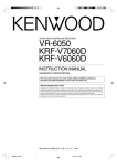 Kenwood KRF-V5050D Stereo Receiver User Manual