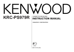 Kenwood KRC-PS979R Car Stereo System User Manual