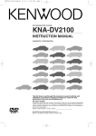 Kenwood KNA-DV2100 GPS Receiver User Manual