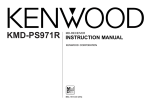 Kenwood KMD-PS971R Car Stereo System User Manual