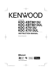 Kenwood KDC-X7013U CD Player User Manual