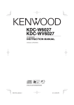 Kenwood KDC-W6027 CD Player User Manual