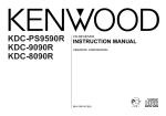 Kenwood KDC-PS9590R Car Stereo System User Manual