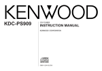 Kenwood KDC-PS909 CD Player User Manual