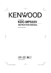 Kenwood KDC-MP533V Car Stereo System User Manual