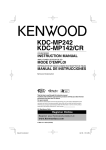 Kenwood KDC-MP142 Car Video System User Manual