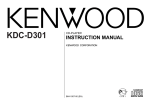 Kenwood KDC-D301 Car Stereo System User Manual
