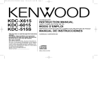 Kenwood KDC-515S Car Stereo System User Manual