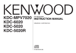 Kenwood KDC-5020R CD Player User Manual