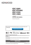 Kenwood KDC-448U CD Player User Manual