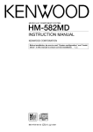 Kenwood HM-437MP Stereo System User Manual