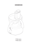 Kenwood FP480 Food Processor User Manual