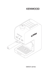 Kenwood ES020 Coffeemaker User Manual