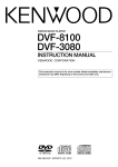 Kenwood DVF-3080 DVD Player User Manual