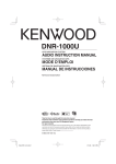 Kenwood DNR-1000U GPS Receiver User Manual