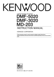 Kenwood DMF-5020 Stereo System User Manual