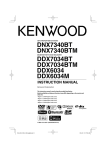Kenwood DDX6034 GPS Receiver User Manual