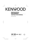 Kenwood DDX6027 Computer Monitor User Manual