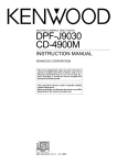 Kenwood CD-4900M CD Player User Manual