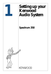 Kenwood 350 Stereo System User Manual