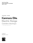 Kenmore 970- 6986 Range User Manual