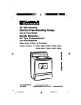 Kenmore 911.93501 Oven User Manual