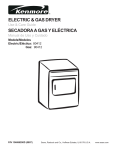 Kenmore 80412 Clothes Dryer User Manual