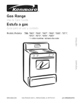 Kenmore 790.7865 Range User Manual