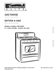 Kenmore 790.754 Range User Manual