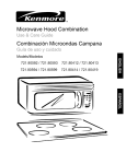 Kenmore 721.80412 Microwave Oven User Manual