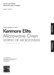 Kenmore 721. 7920 Microwave Oven User Manual