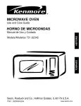 Kenmore 721.61282 Microwave Oven User Manual