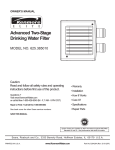 Kenmore 625.38501 Water Dispenser User Manual