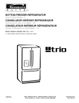 Kenmore 596.762627 Refrigerator User Manual