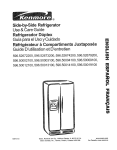 Kenmore 596.50019100 Refrigerator User Manual