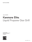 Kenmore 464224211 Gas Grill User Manual