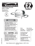Kenmore 415.162090 Gas Grill User Manual