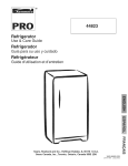 Kenmore 25364182401 Refrigerator User Manual